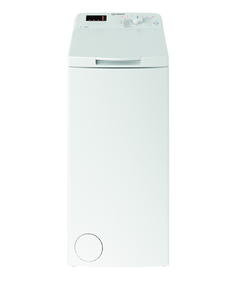 1036624_2192816.jpeg Indesit Πλυντήριο Ρούχων 6kg με Τεχνολογία Ατμού 1000 Στροφών BTW W S60400 PL/N - Image 1