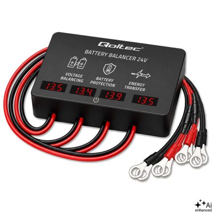 Qoltec Voltage Balancer 48 V Batteries 4 X 12 V 10 A Lifepo4 Agm Gel Led