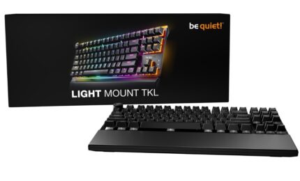 Be Quiet Light Mount Gaming Μηχανικό Πληκτρολόγιο Tenkeyless με RGB φωτισμό (Αγγλικό US)