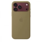 Apple Silicone Case with MagSafe Back Cover Σιλικόνης Olive (iPhone 18 Pro Max)