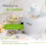 Camry Premium CR 4481 ice cream maker Gel canister ice cream maker 0.7 L 90 W White - Image 14