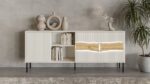 Cama INSERTO 3D1W chest of drawers 190x40x80 cashmere + LED - Image 3