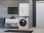 Topeshop POLA MINI DD BPOŁ bathroom storage cabinet White - Image 3