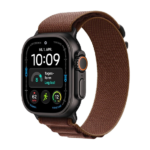Watch Apple Watch Ultra 4 (2026) 5G 49mm  Black Titanium Case with Burgundy Alpine Loop M - Black