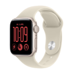 Watch Apple Watch SE 3 (2026) GPS 40mm Starlight Aluminium Case with Sand Sport Band S/M - Starlight