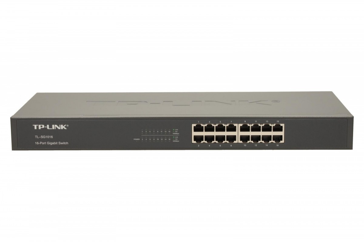 204664_647374.jpeg TP-LINK TL-SG1016 v1 Unmanaged L2 Switch με 16 Θύρες Gigabit (1Gbps) Ethernet - Image 1