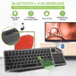 Techly ICTB9801TB keyboard Universal RF Wireless + Bluetooth QWERTY US English Black - Image 4
