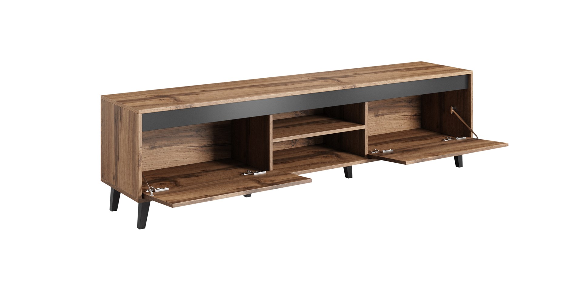 Cama TV stand NORD II 170cm wotan/antracite - Image 1