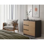 Topeshop 1D3S ANT/ART KPL chest of drawers - Image 4