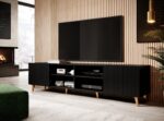 Cama RTV cabinet PAFOS 200x42x52 Black matt - Image 4