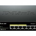 D-Link DGS-1008P Unmanaged L2 PoE Switch with 8 Gigabit (1Gbps) Ethernet Ports