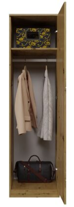 Single Door Wardrobe Artisan Artisan 50x50x180cm - Image 3