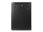 Lanberg WF01-6412-10B Wall Mounted Rack Cabinet 12U 60x45x64cm Black WF01-6412-10B - Image 3