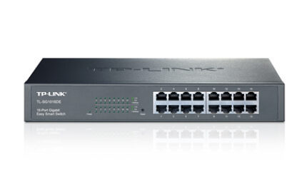 TP-LINK TL-SG1016DE v1 Managed L2 Switch με 16 Θύρες Gigabit (1Gbps) Ethernet