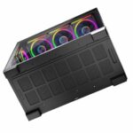 Modecom Volcano Stellar ARGB 8F Gaming Midi Tower Computer Case with Side Window Black - Image 4