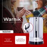 Camry CR 1259 electric kettle 20 L 1650 W Black - Image 7