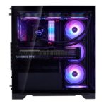 Adata Invader X Gaming Midi Tower Computer Case with Side Window Black - Image 4