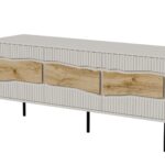 Cama INSERTO 3D TV cabinet 143.5x40x61.5 cashmere + LED