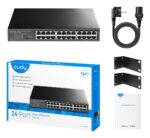 Cudy GS1024 network switch Unmanaged Gigabit Ethernet (10/100/1000) Black - Image 3