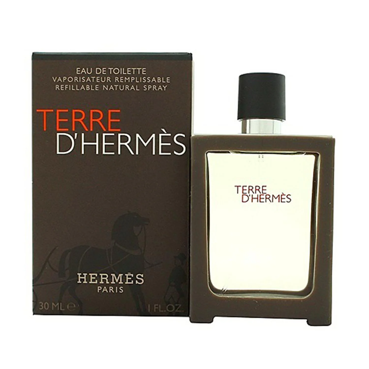 3346130009702.webp Hermès Hermes Terre D'hermes Eau De Toilette 30ml Spray - Image 1