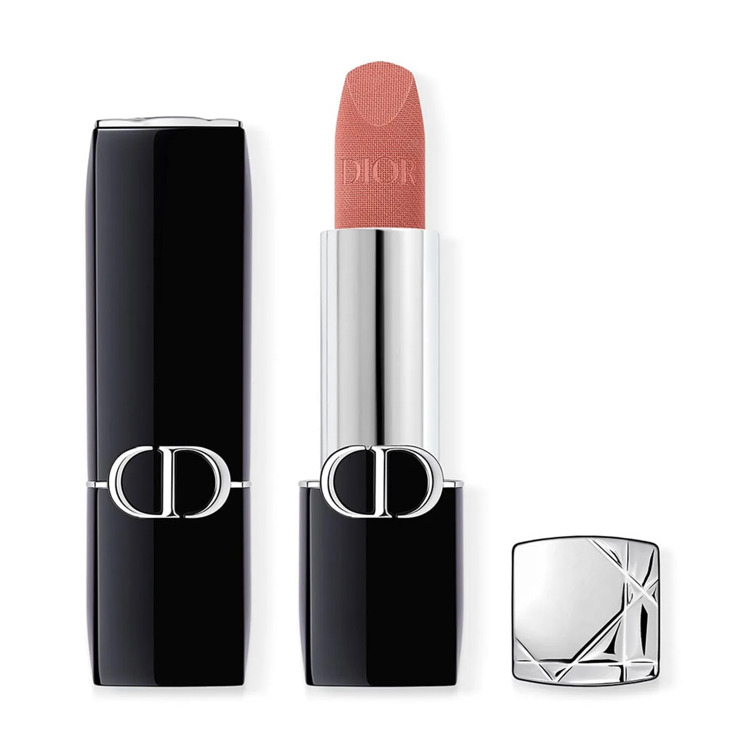 3348901658409.webp Dior Rouge Dior Barra De Labios 100 Nude Look Velvet 30ml - Image 1