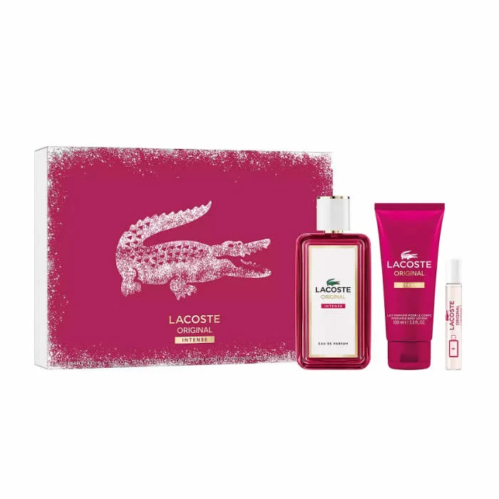 3386460174596.webp Lacoste Original Intense Eau De Parfum Spray 100ml Set 3 Pieces - Image 1