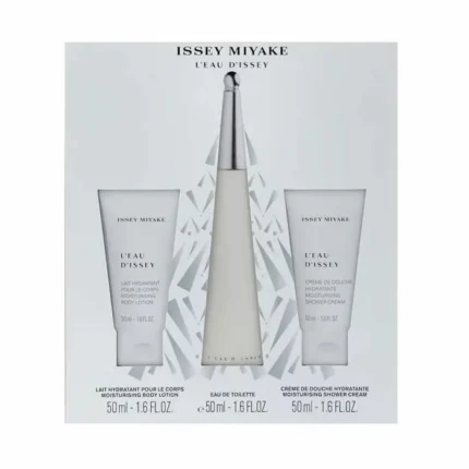 Issey Miyake L'Eau D'Issey Eau De Toilette Spray 50ml Set 3 Pieces