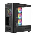 Modecom Volcano AQ200 Gaming Midi Tower Computer Case with Side Window Black - Image 8
