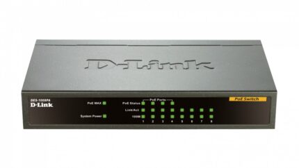 D-Link DES-1008PA Unmanaged L2 PoE Switch με 8 Θύρες Ethernet