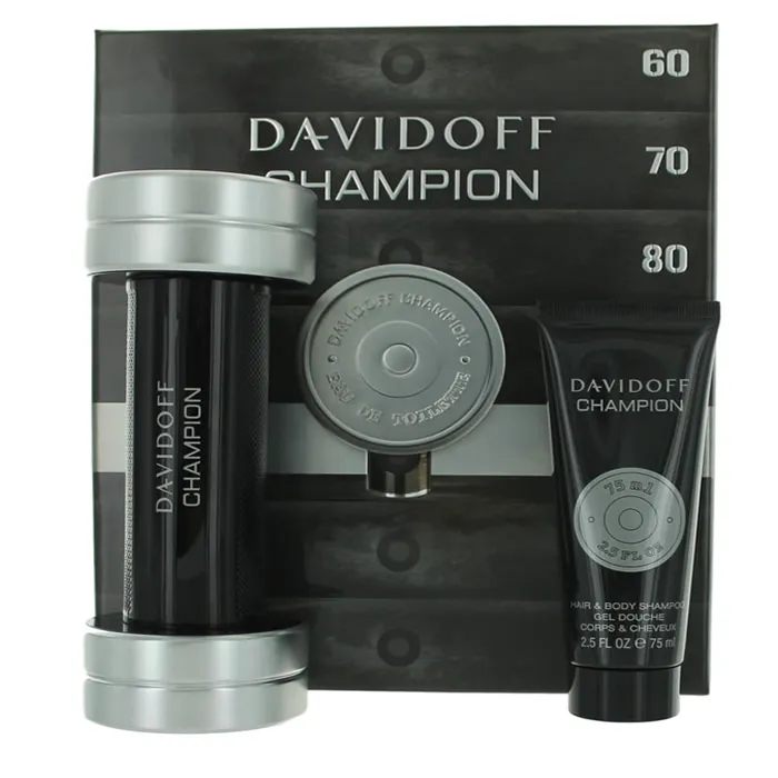3607342457218.webp Davidoff Champion Eau De Toilette Spray 90ml Set 2 Pieces - Image 1
