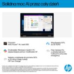 HP OmniBook X Flip 2in1 14-fk0020nw Ryzen AI 5 340 14 2K OLED 300nits LBL Glosy 16GB LPDDR5x SSD512 Radeon 840M Cam5MP+IR  59Wh Win11 Meteor Silver Aluminum 2Y - Image 9