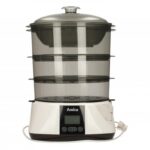 Amica Food Steamer with 3 Steaming Decks 8.5lt