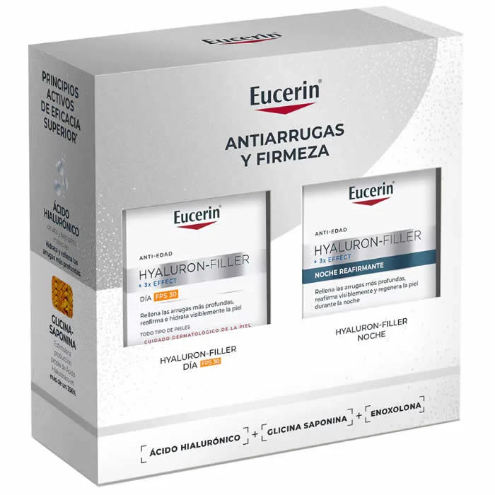 4005800374838.webp Eucerin Hyaluron Filler X3 Effect Day Cream Spf30 50ml Set 2 Pieces - Image 1