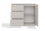 CHEST OF DRAWERS 1 DOOR 3 DRAWERS COLOUR CASHMERE - Image 5