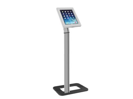 Maclean Energy MC-645 Tablet Stand Floor Until 9.7" Black