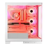 Modecom Volcano Space Apex ARGB Gaming Midi Tower Computer Case with Side Window White - Image 35