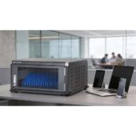 Manhattan Laptop Charging Cabinet Desktop via AC Adapter (EU) 20-bay  Install device's AC Adapter (power cables) into unit  Suitable for ALL laptops (to 16 )  iPads  MacBooks  Chromebooks  other portable devices  Bays 380x30x280mm  Cart  Lockable - Image 5