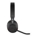 Jabra Evolve2 65 VOIP Headset Link380a UC Stereo Desk Stand Black (26599-989-989) - Image 5