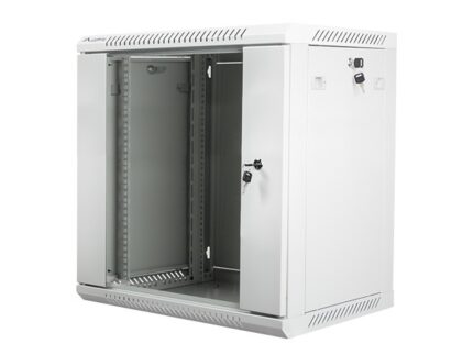 Lanberg Wall Mounted Rack Cabinet 12U 60x45x64.57cm Gray WF01-6412-10S