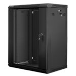 Lanberg Επιτοίχια Καμπίνα Rack 15U 60x45x76.9cm Μαύρο S5604354