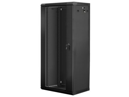 Lanberg Wall Mounted Rack Cabinet 27U 60x45x130.7cm Black WF01-6427-10B