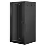 Lanberg Wall Mounted Rack Cabinet 27U 60x60x130.7cm Black WF01-6627-10B