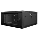 Lanberg Επιτοίχια Καμπίνα Rack 4U 60x60x29cm Μαύρο WF01-6604-10B