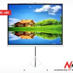 Maclean Energy Οθόνη Προβολής Projector Δαπέδου με Λόγο Εικόνας 1:1 200x200cm / 112"