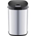 Lamart Waste Bin Waste Metallic with Photocell Silver 30lt 1pcs
