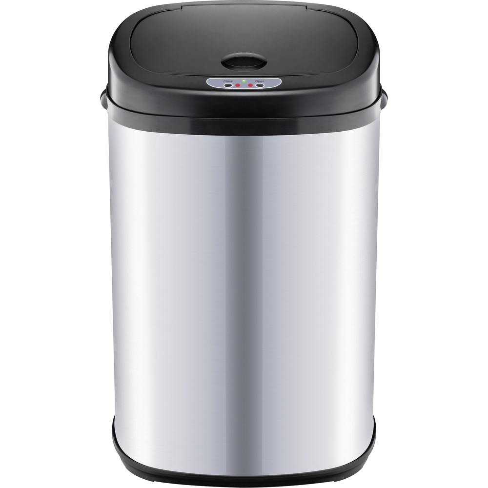 490526_810494.jpeg Lamart Waste Bin Waste Metallic with Photocell Silver 30lt 1pcs - Image 1