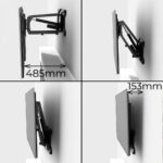 Maclean Energy MC-891 TV Wall Mount with Extension Arm 70" and 35kg - Image 18