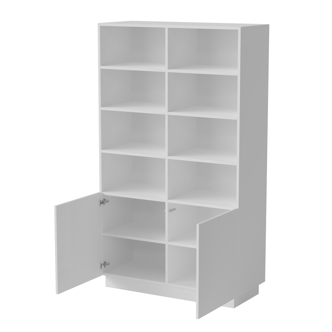 Cama LIVERTI bookcase 100x42x171 white - Image 1