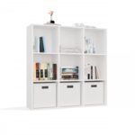 MALAX 3x3 H WHITE SHELVING UNIT - Image 2