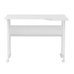 Maclean Folding Desk/Table  White  Mobile  100x73 cm  max. 50 kg  Corner  L-Shaped  MC-126 L/W - Image 10
